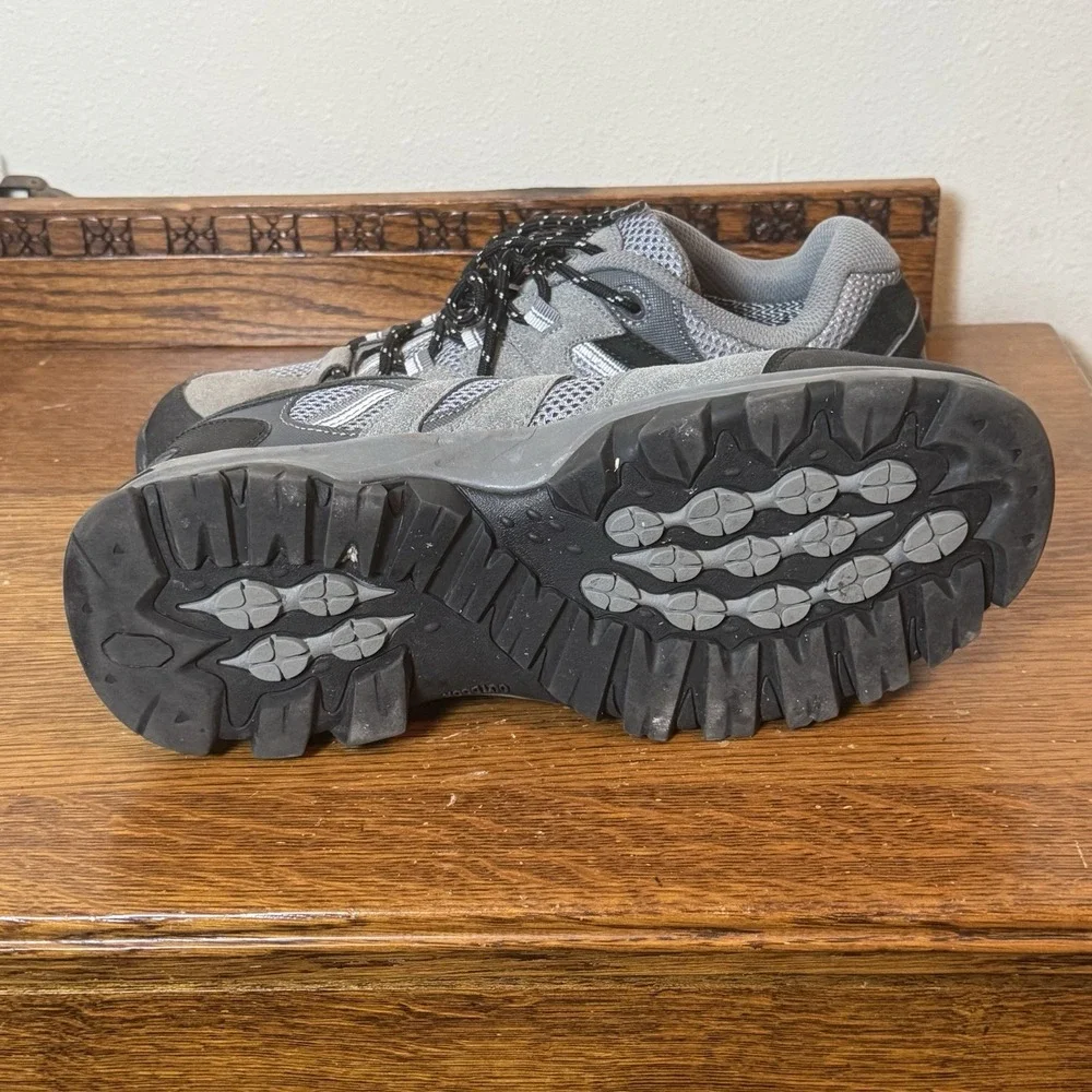 Camel Crown Men's Gray Hiking Trail Shoes Size 11 Mesh Suede Outdoor